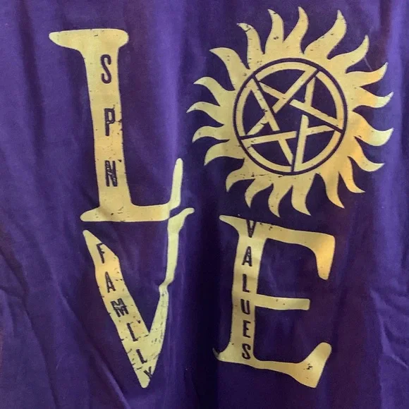 Supernatural Love Fitted V-Neck Tee - Picture 3 of 5